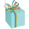Pack Of 1, 24" x 85' Aqua Solid Gloss Color Gift Wrap Paper Roll for 40-50 gifts Made In USA view 1