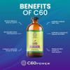 C60 Power C60 in Organic Avocado Oil - Natural Wellness & Antioxidant Support for Men & Women, 99.99% Pure Carbon Fullerenes, Promotes Energy, Mental Clarity, & Stamina - 16 fl oz Bottle view 3