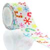 1.5" Christmas Confetti Grosgrain Ribbon 5yd view 1