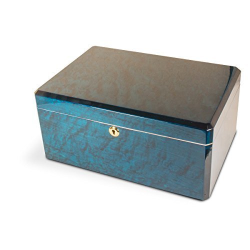 Humidor for 100 Cigars Emerald/Green/Azul