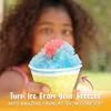Hawaiian Shaved Ice Cups and Straws Set: 25 - 6oz. Durable Waxed Paper Snow Cone Cups plus 25 Plastic Spoon Straws, Multi-Colored view 4