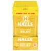 Halls Relief Honey Lemon Cough Drops, Economy Pack, 6 Packs of 80 Drops (480 Total Drops) view 1
