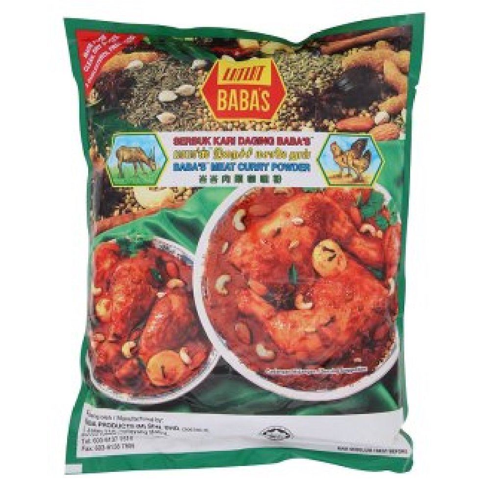 Baba's Powder 1000g (Meat Curry, 3 Packs)