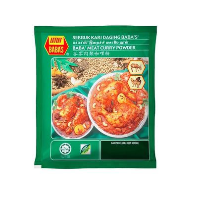 Baba's Powder 250g (Meat Curry, 9 Packs)