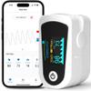Innovo FSA/HSA Eligible iP900BP-B Fingertip Pulse Oximeter, Blood Oxygen Monitor with Free App, Plethysmograph, and Perfusion Index (with Bluetooth) view 1