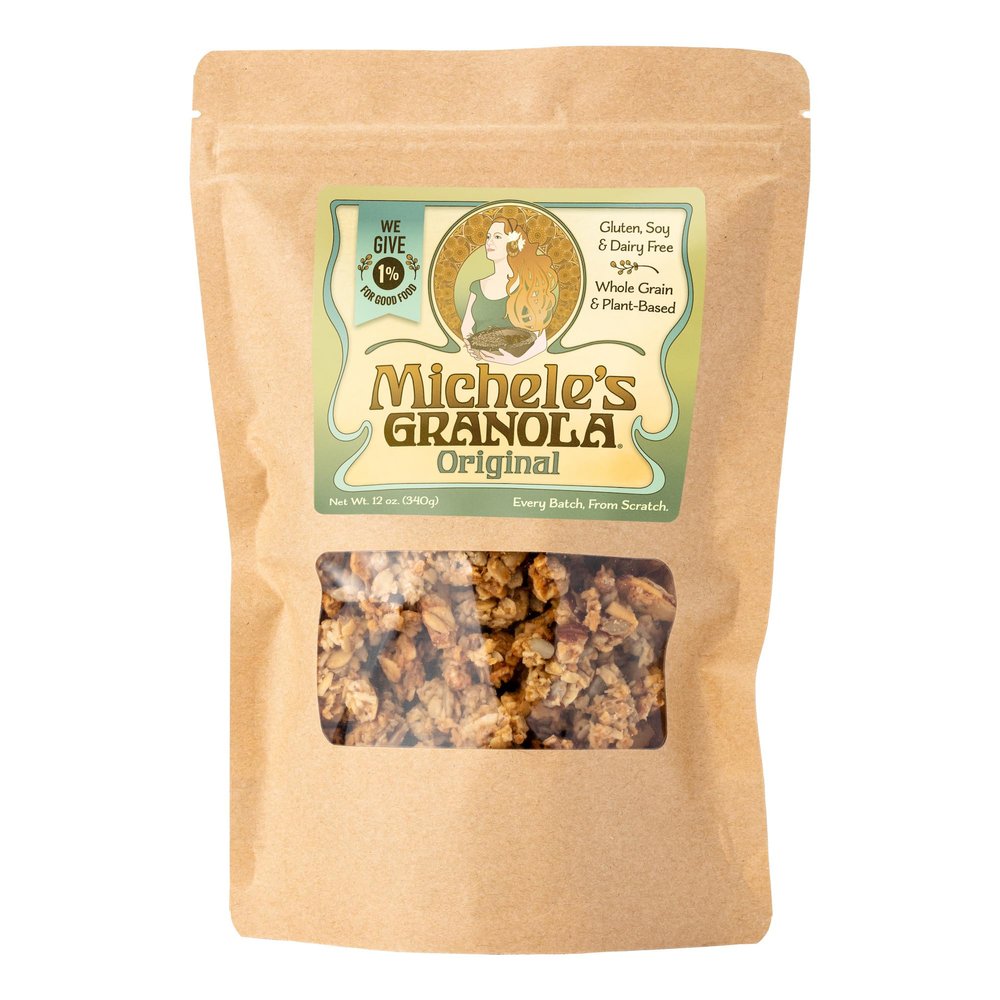 Michele's Granola - Original - Handmade Non-GMO Whole Grain Oats - Free of Gluten, Soy, Wheat, & Dairy