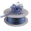 Ben Collection 1/8" X 50 Yards Iridescent Pull String Bows Ribbon (Navy) view 1