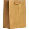 Jillson Roberts Small Gift Bags, Matte Metallic Gold (30 Pcs) view 1
