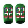 #92 Embroidered/Stitched Sweatband Wristband GREEN Sweat Band w/ USA AMERICAN FLAG Number (2 Pack) view 1