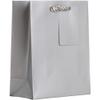 Jillson Roberts Small Gift Bags, Matte Metallic Silver (30 Pcs) view 1