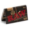 1 Pack Raw Black Single Wide Rolling Paper + Beamer Smoke Collectable Sticker view 1