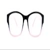 Select-A-Vision Dog Bone Square Reading Glasses w/Colorful Pawprints, Pink, +2.50 view 2