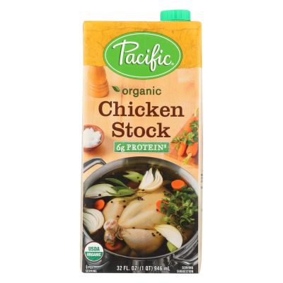 Pacific Natural Foods Simply Stock - Chicken - Case of 12-32 Fl oz.