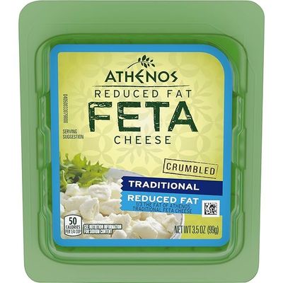 Athenos Crumbled Feta Cheese, 3.5 Ounce (Pack of 12)