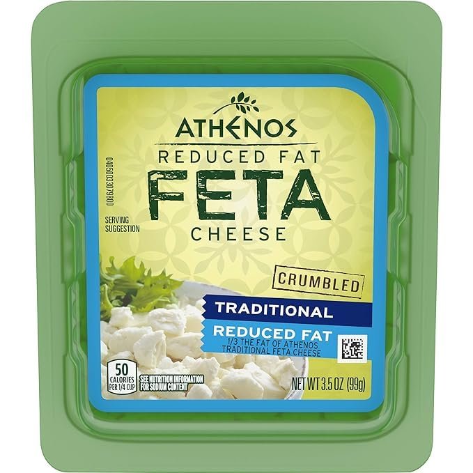 Athenos Crumbled Feta Cheese, 3.5 Ounce (Pack of 12)