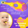 Trueocity Infant Toothbrush Set for Oral Care (12 Months+)  Soft Bristles, Small Brush Head, Easy-Grip Handle  4-Pack (Pink & Purple) view 4