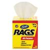 KMBRLY Rags In A Box, Pop-Up Box, 10 X 12, White, 200/box view 1