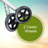 McKesson Universal Walker Wheels, Adjustable, 5 in Caster Wheels, 1 Pair view 4