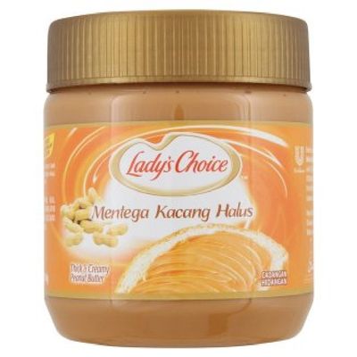 Lady's Choice Peanut Butter (Thick & Creamy 340g, 6 Cans)