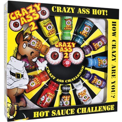 Crazy Hot Sauce Gift Set - Gourmet Challenge Dice Game - Prefect Premium Gourmet Gifts for Men.