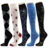 5 Pairs Dr. Motion Therapeutic Graduated 8-15mmHg Compression Women's Knee-hi Socks (A) view 1