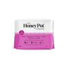 The Honey Pot Company Clean Cotton Regular Absorbency Pads, Herbal-Infused Pads with Wings, Plant-Derived Feminine & Menstrual Care. (Product) RED  20 ct. view 1