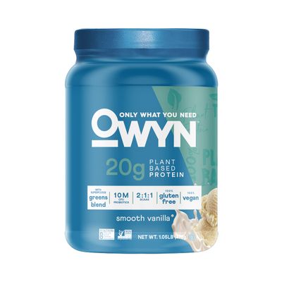 OWYN Only What You Need Plant-Based Protein Powder, Smooth Vanilla, 1.05 lbs