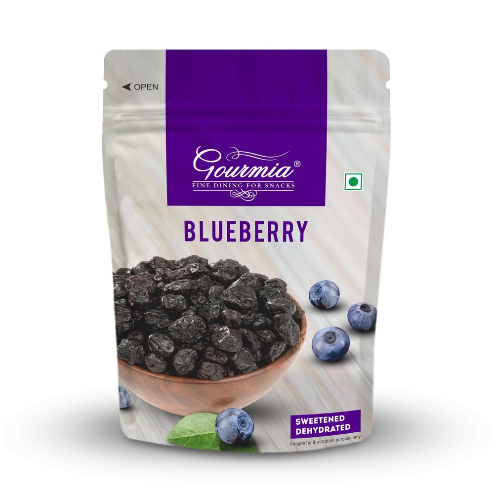 Gourmia Dried Blueberry Pouch, 150 g
