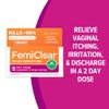 FemiClear 2-Day Dose Yeast Infection and Itch Control Ointment, for Moderate to Intense Symptoms, Made with All-Natural and Organic Ingredients, Plus External Anti-Itch Ointment for Soothing Care view 2