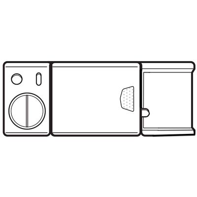 Samsung DD59-01002A Dishwasher Detergent Dispenser Assembly Genuine Original Equipment Manufacturer (OEM) Part