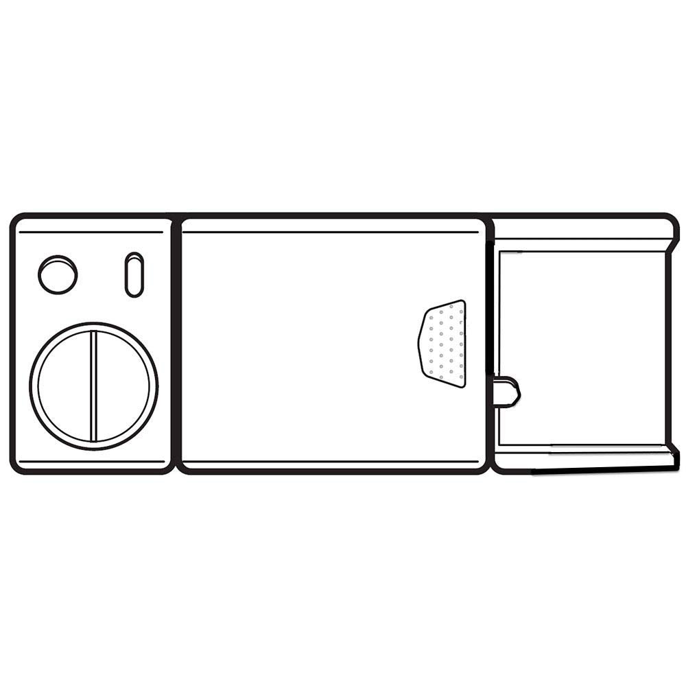 Samsung DD59-01002A Dishwasher Detergent Dispenser Assembly Genuine Original Equipment Manufacturer (OEM) Part