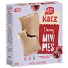 Katz Gluten Free Cherry Mini Pies | Dairy Free, Nut Free, Soy Free, Gluten Free | Kosher (1 Pack of 4 Mini Pies, 5.5 Ounce) view 1