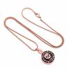 Skull Head Cremation urn Necklace Memorial Jewelry Stainless steel Ashes Keepsake Funeral Casket (Rose Gold) view 2