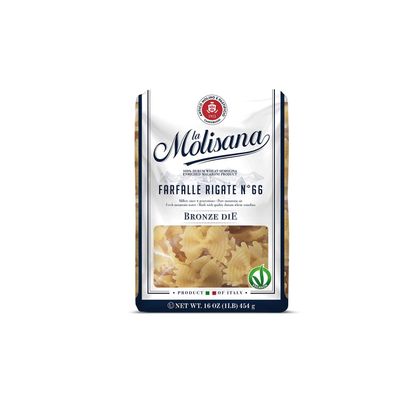 La Molisana Authentic Italian Pasta | 100% Imported | Farfalle | Durum Wheat Semolina | 12 Pack (1lb)