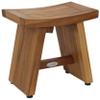 13" Asia Teak Shaving & Washing Foot Rest view 3
