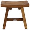 13" Asia Teak Shaving & Washing Foot Rest view 4