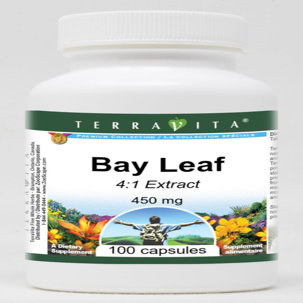 Bay Leaf 4:1-450 mg (100 Capsules, ZIN: 519137)