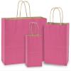Pack Of 125, Lipstick Natural Kraft Tint Bag W/Serrated Edge Tops & Sturdy Paper Twisted Handles Assortment 50 Rose, 50 Cub, 25 Vogue Made In USA view 1