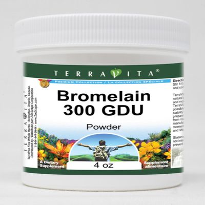 Bromelain 300 GDU Powder (4 oz, ZIN: 519385) - 3 Pack