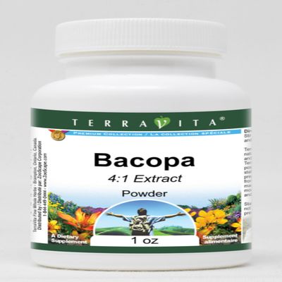 Bacopa 4:1 Powder (1 oz, ZIN: 519078) - 3 Pack