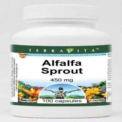 Alfalfa Sprout - 450 mg (100 Capsules, ZIN: 518852)