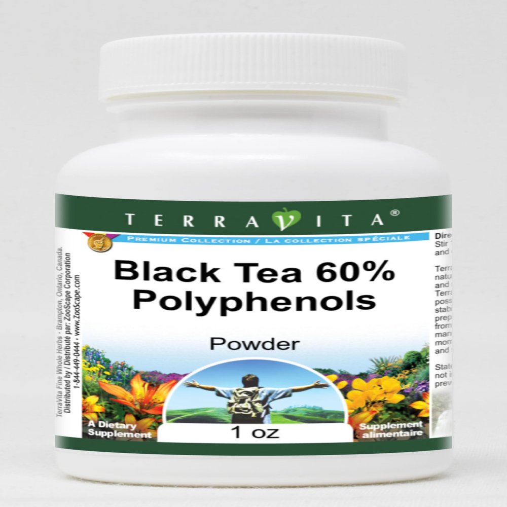 Black Tea 60% Polyphenols Powder (1 oz, ZIN: 519364) - 3 Pack