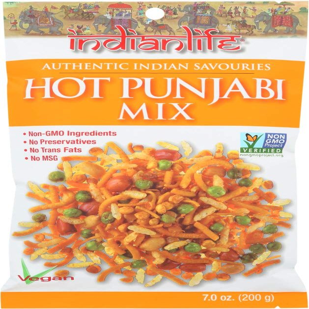Indianlife, Snack Mix Hot Punjabi, 7 Ounce