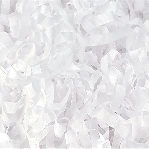 Pack Of 1, Solid Pack Of 1, Solid White Tissue Paper Shred 1 Lb To Dress Up Packaging & Baskets
