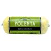Basil & Garlic Italian Polenta Tube by San Gennaro | Crafted from Non GMO Yellow Corn | Ready for Quick Heat & Serve Instant Grits Easy Gluten Free Dinner | Fine Cornmeal Roll | 18 ounce, Pack of 1 view 1