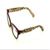 2 Pairs of Stylish Classic Rectangle Reader With Spring Hinges, Women Female Leopard Temple Reading Glasses (2 Brown, 2.00) view 3