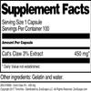 Cat's Claw 3% - 450 mg (100 Capsules, ZIN: 519556) - 3 Pack view 4