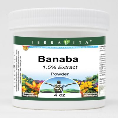 Banaba 1.5% Powder (4 oz, ZIN: 519229) - 3 Pack
