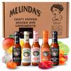 Melindas Hot Sauce Variety Pack - Extra Spicy Gourmet Hot Sauce Gift Set with Variety of Heat Levels - Includes XXXXtra Reserve, Garlic Habanero, Extra Hot, Mango, Ghost Pepper- 5 oz, 5 Pack view 1