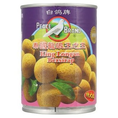 Asian Longans In Syrup 565g (Peace Brand, 1 Can)